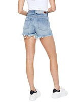 Blue revival Women's Embellished Denim Shorts