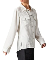 blue revival Women's Tencel Button-Down Shirt
