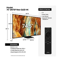Samsung 75" Class Neo Qled 4K QN70F Vision Ai Mini Led Smart Tv (2025) - QN75QN70FAFXZA