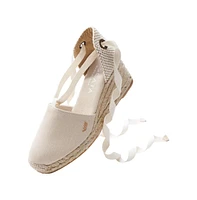 Escala Canvas Espadrille Wedges