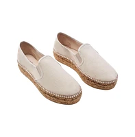 Castell Canvas Espadrille Platforms