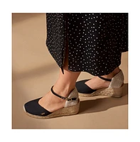 Reus Canvas Espadrille Wedges