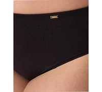 Bali Women's Lux Cotton Essentials High-Cut Underwear Dflehc