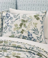 Royal Court Evergreen Botanical Leaf 3-Pc. Quilt Set