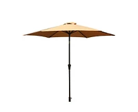 8.8 feet Outdoor Aluminum Patio Umbrellawith 42 Pound Square Resin Umbrella Base