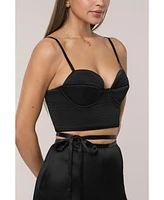 Jluxlabel Women's Thalia Textured Bustier
