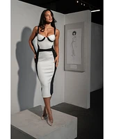 Jluxlabel Women's Throwback Colorblock Bodysuit