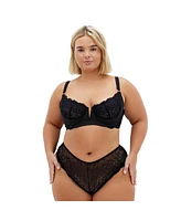 City Chic Plus Viva Underwire Demi Bra