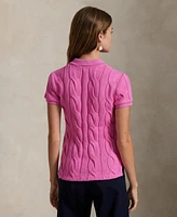 Polo Ralph Lauren Women's Cable-Knit Cotton Shirt