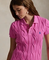 Polo Ralph Lauren Women's Cable-Knit Cotton Shirt