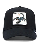Goorin Bros. Men's Black Deadliest Scorpion Adjustable Trucker Hat