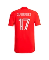 Adidas Men's Brian Gutierrez Red Chicago Fire 2024 Return to Replica Player Jersey