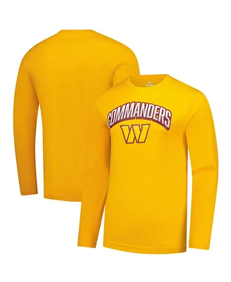 Fanatics Men's Gold Washington Commanders Long Sleeve T-Shirt
