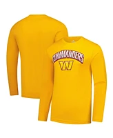 Fanatics Men's Gold Washington Commanders Long Sleeve T-Shirt