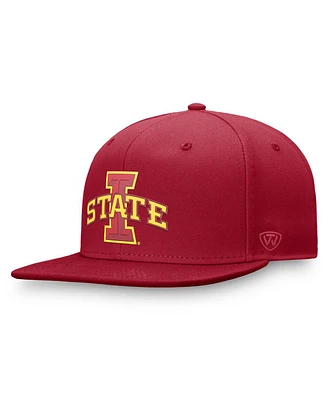 Top of the World Men's Cardinal Iowa State Cyclones Fundamental Snapback Hat
