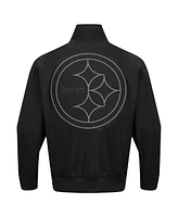 Pro Standard Men's Black Pittsburgh Steelers Paint The City Twill Full-Zip Jacket