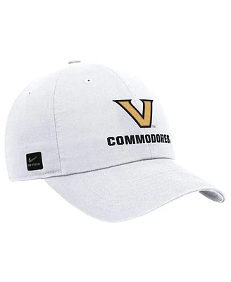 Nike Men's White Vanderbilt Commodores 2025 On-Field Club Adjustable Hat