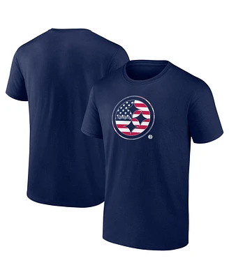 Fanatics Men's Navy Pittsburgh Steelers Big Tall Americana T-Shirt