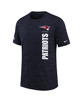 Nike Big Boys and Girls Navy New England Patriots Sideline Velocity Performance T-Shirt