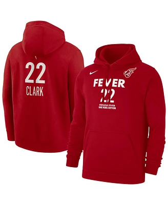 Nike Men's Caitlin Clark Red Indiana Fever Rebel Edition Name Number Pullover Hoodie
