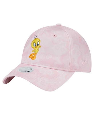 New Era Women's Light Pink Looney Tunes 9TWENTY Tweety Bird Adjustable Hat
