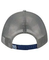 New Era Men's Graphite Indianapolis Colts Active Minimalist M-Crown A-Frame 9FORTY Adjustable Hat