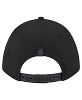 New Era Men's Black Nashville Predators Game Day Stealth Flag 9FORTY A-Frame Adjustable Hat