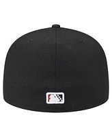 New Era Men's Black/Red Sacramento River Cats Authentic Collection 59FIFTY Fitted Hat
