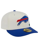 New Era Men's Cream/Royal Buffalo Bills Tonal Floral 59FIFTY Fitted Hat