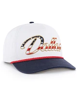 '47 Brand Men's White Dallas Cowboys Patriotic Overhand Hitch Adjustable Hat