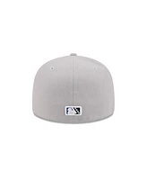 New Era Men's Gray Tulsa Drillers Theme Nights 59FIFTY Fitted Hat