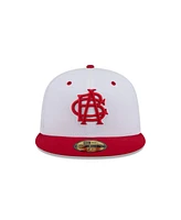 New Era Men's White Indianapolis Indians Theme Nights 59FIFTY Fitted Hat