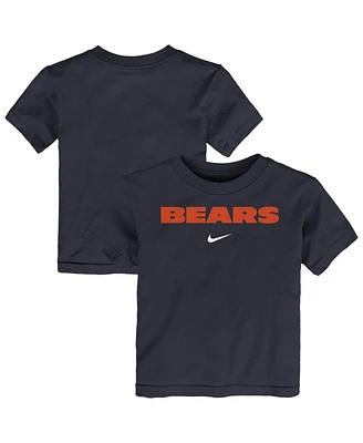 Nike Toddler Navy Chicago Bears Wordmark T-Shirt