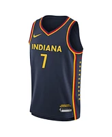 Nike Big Boys and Girls Aliyah Boston Navy Indiana Fever Explorer Swingman Jersey