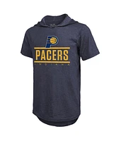 Majestic Men's Navy Indiana Pacers Tri-Blend Hoodie T-Shirt