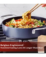 Alva Maestro 7-Piece Nonstick Cookware Set - Pfas/Pfoa/Ptfe-Free Pots & Pans for All Stovetops - Oven & Induction Safe
