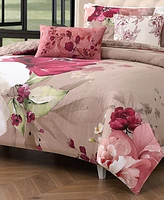 Bebejan Florence Bedding 200 Thread Count 100% Cotton 5 Piece King Size Reversible Comforter Set