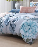 Bebejan Garden In The Sky Bedding 100% Cotton 5 Piece Reversible King Size Comforter Set