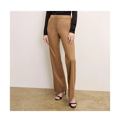 M.m.LaFleur Women's Horton Flare Trouser - Washable Wool Twill