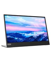 Lenovo L15 15.6" 16:9 Full Hd Portable Usb-c Ips Wled Lcd Monitor, Raven Black