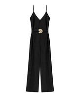 Nocturne Women's Metal Accessory Overalls