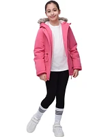 Rokka&Rolla Girls Sherpa Fleece Lined Parka Coat 4-18