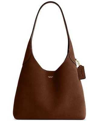 Coach Suede Brooklyn Small Shoulder Bag 28