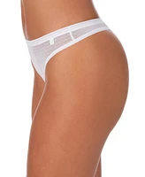 Dkny Women's Point D'Esprit Thong Underwear DK8651
