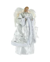 Northlight 18" Lighted Angel in a Dress Christmas Tree Topper