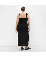 City Chic Women's Sweet Crochet Dress