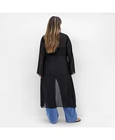 City Chic Plus Remi Longline Jacket