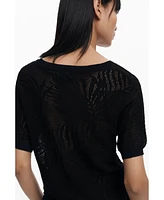 Desigual Women's Openwork knit T-shirt