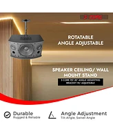 5 Core Speaker Wall Mounts 2 Pack • Rotatable Angle • Universal Large Bookshelf Mounting Bracket Wst 01 Pair