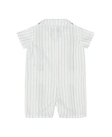 Mixed Up Clothing Baby Boys Bordado Romper
